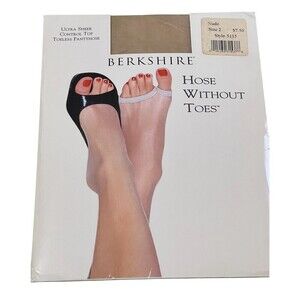 Berkshire Hose without Toes Both Size 2 Nude Style 5115 Vintage New in Package